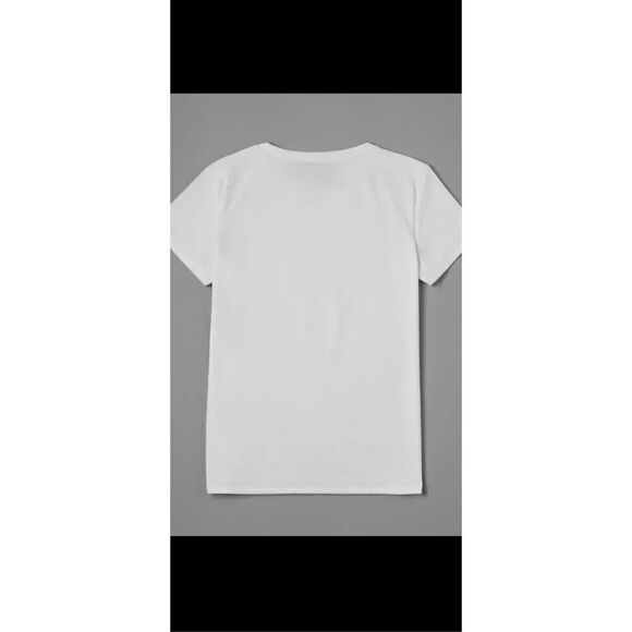 Milano crisp white tee. Size lg - Picture 4 of 10